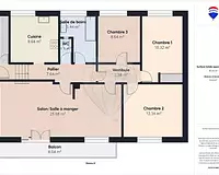 Maison, 90 m²