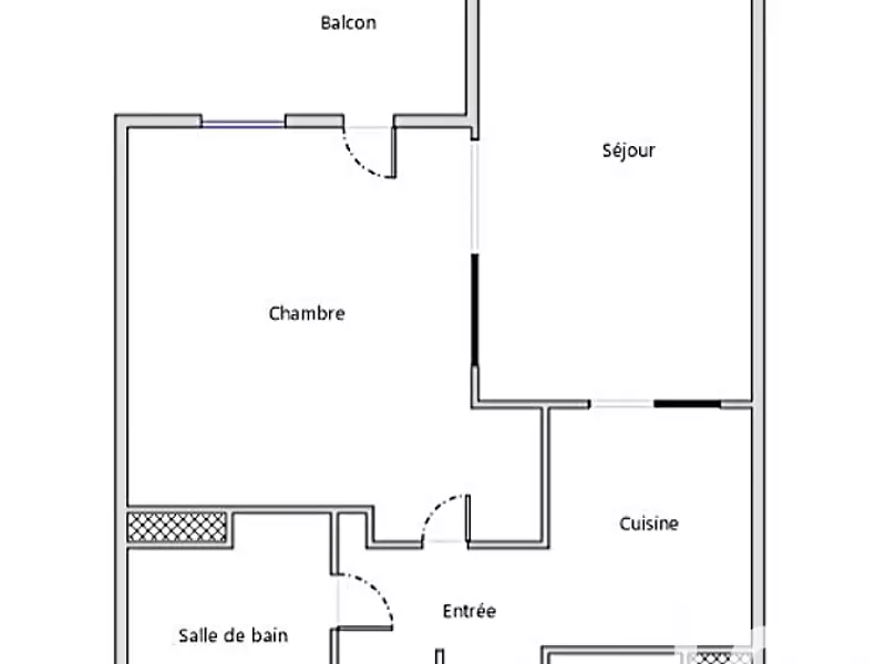 Appartement, 23 m²