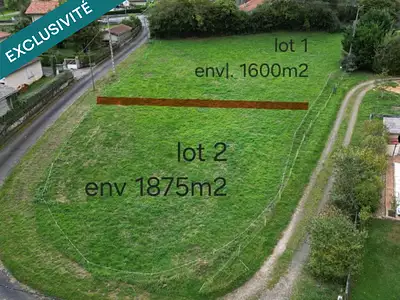 Terrain, 1 600 m²