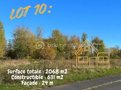 Terrain, 2 068 m²