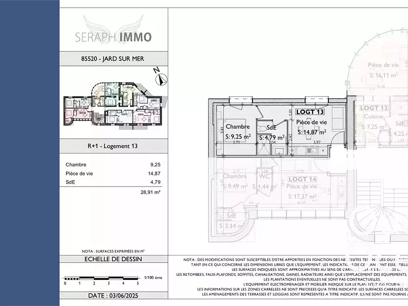 Appartement, 28,91 m²