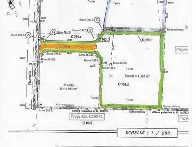 Terrain, 1 365 m²