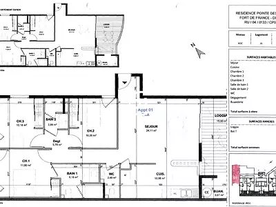 Appartement, 88,86 m²