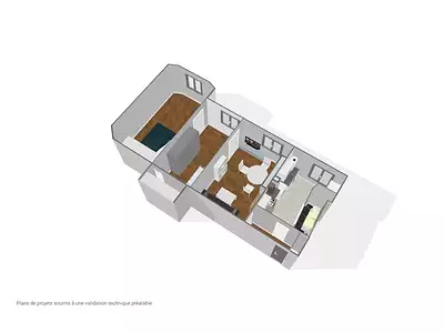 Appartement, 52 m²
