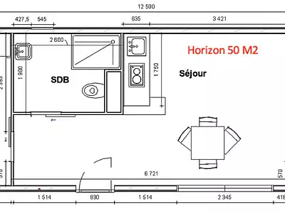 Maison, 15 m²