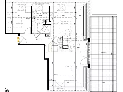 Appartement, 59,51 m²