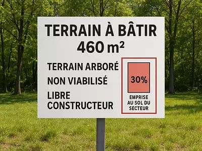 Terrain, 460 m²