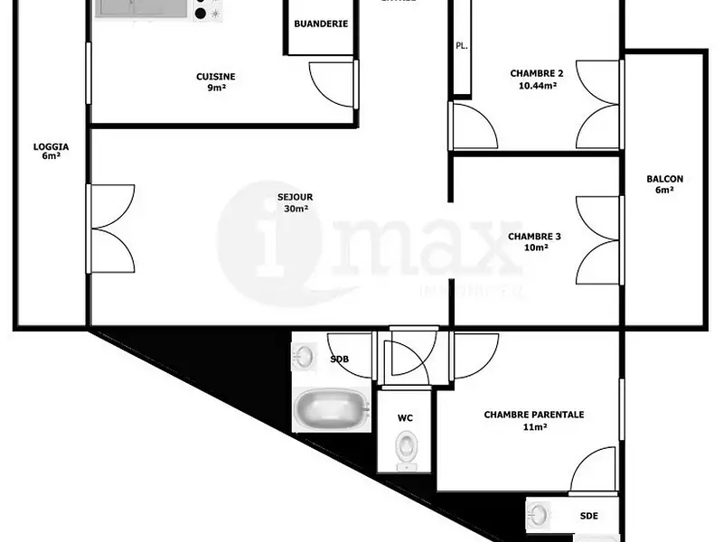 Appartement, 79 m²