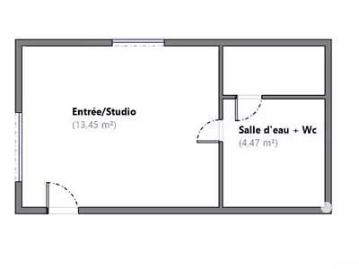 Appartement, 18 m²