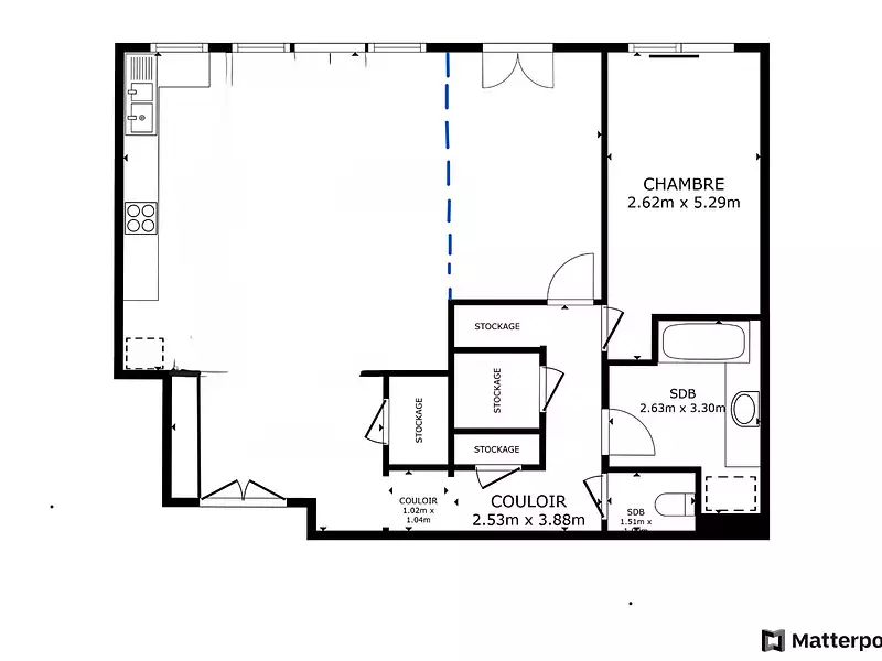 Appartement, 84 m²