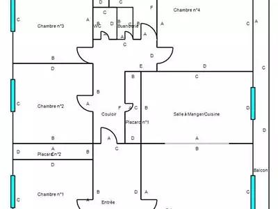 Appartement, 94,7 m²