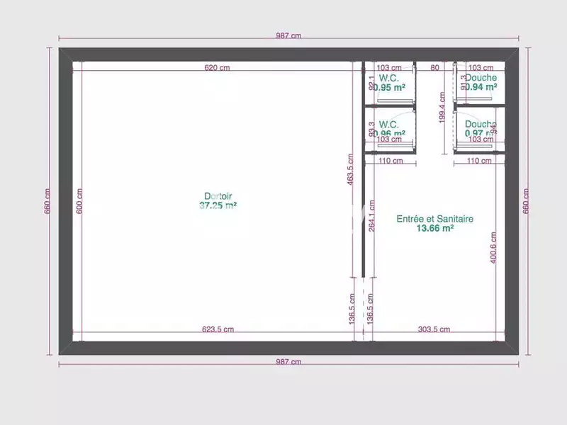 Maison, 1 875 m²