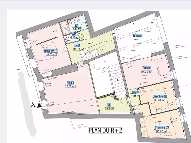 Appartement, 107 m²