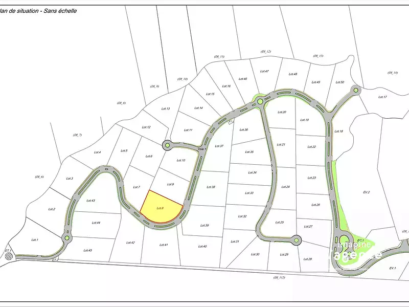 Terrain, 2 000 m²