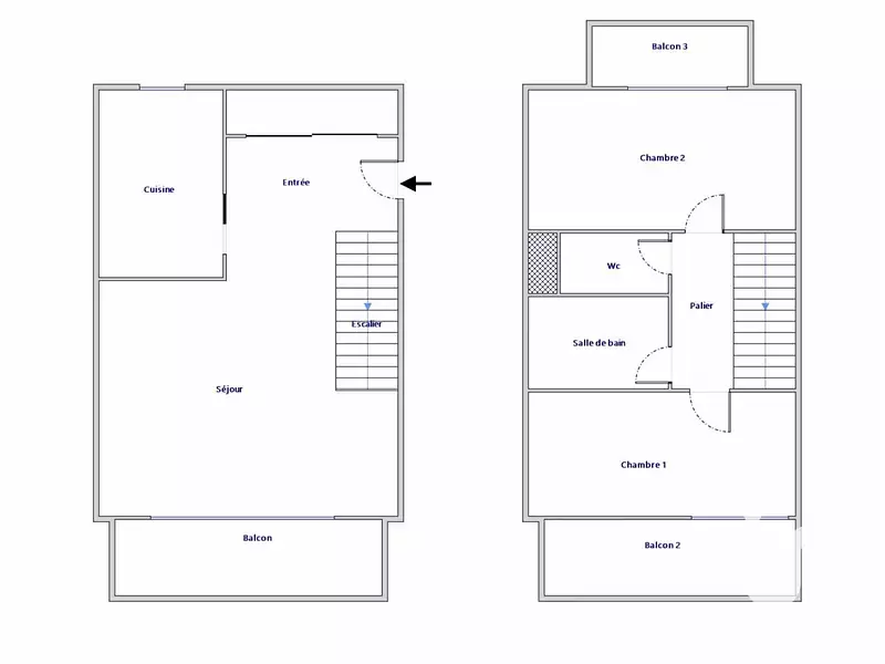 Appartement, 63 m²