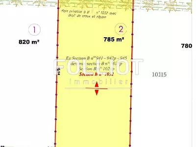 Terrain, 785 m²