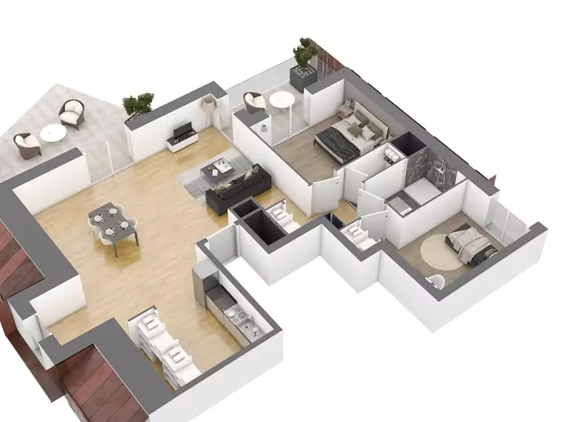 Appartement, 82,6 m²