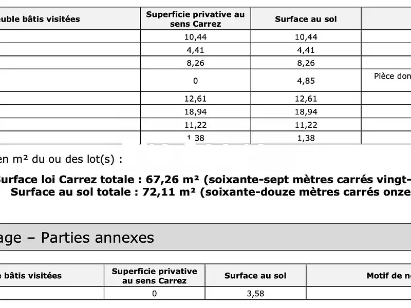Appartement, 67,26 m²