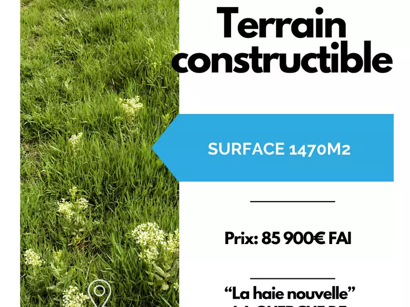 Terrain, 1 470 m²