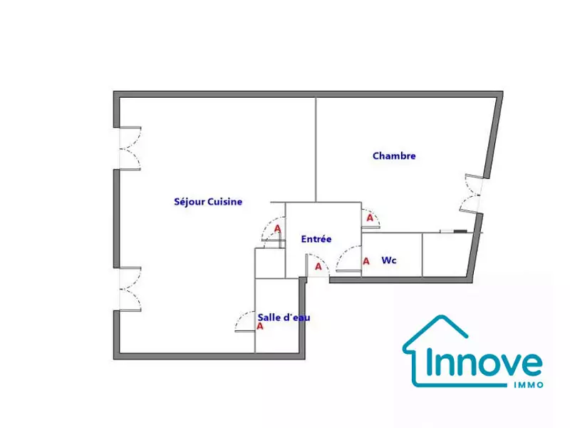Appartement, 35,77 m²