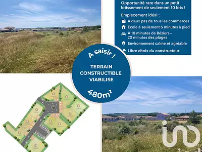 Terrain, 480 m²
