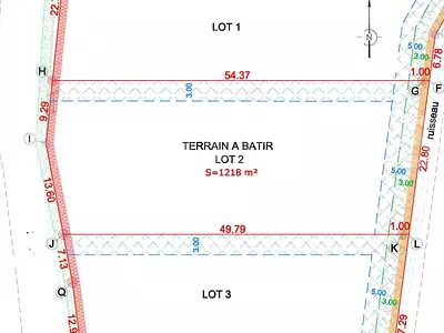 Terrain, 1 218 m²