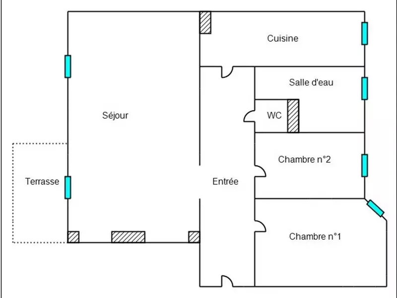 Appartement, 84 m²