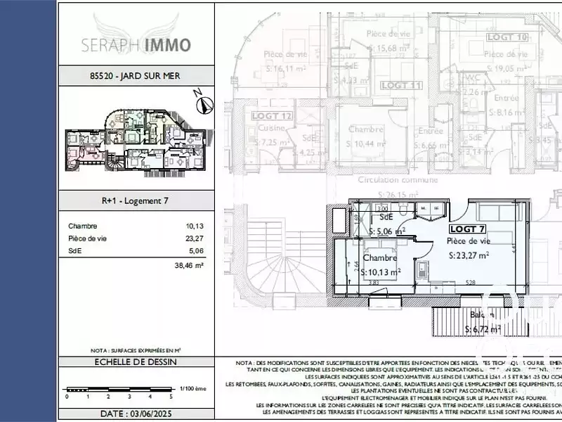 Appartement, 38,46 m²