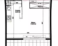 Appartement, 41,16 m²