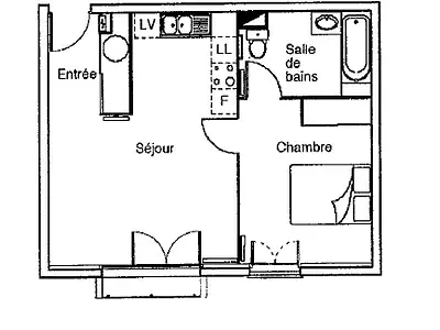 Appartement, 43,32 m²
