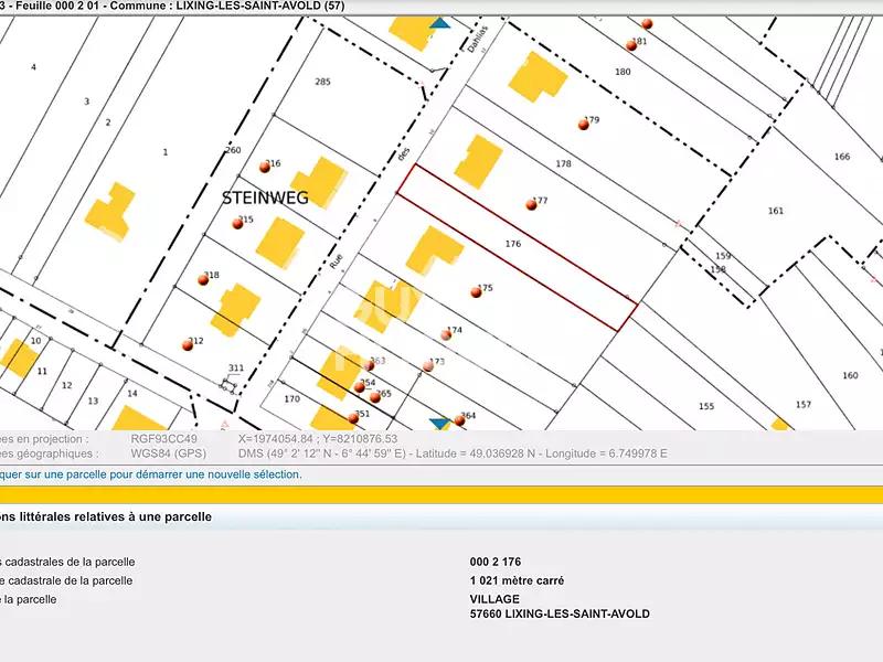 Terrain, 1 021 m²
