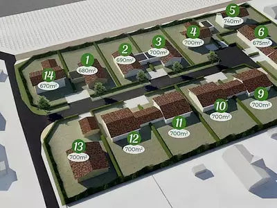 Terrain, 702 m²