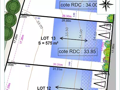 Terrain, 575 m²