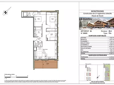 Appartement, 73,95 m²