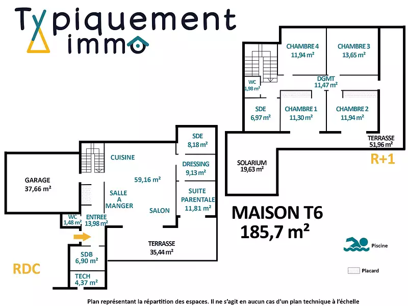 Maison, 185 m²