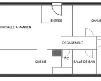 Appartement, 60 m²