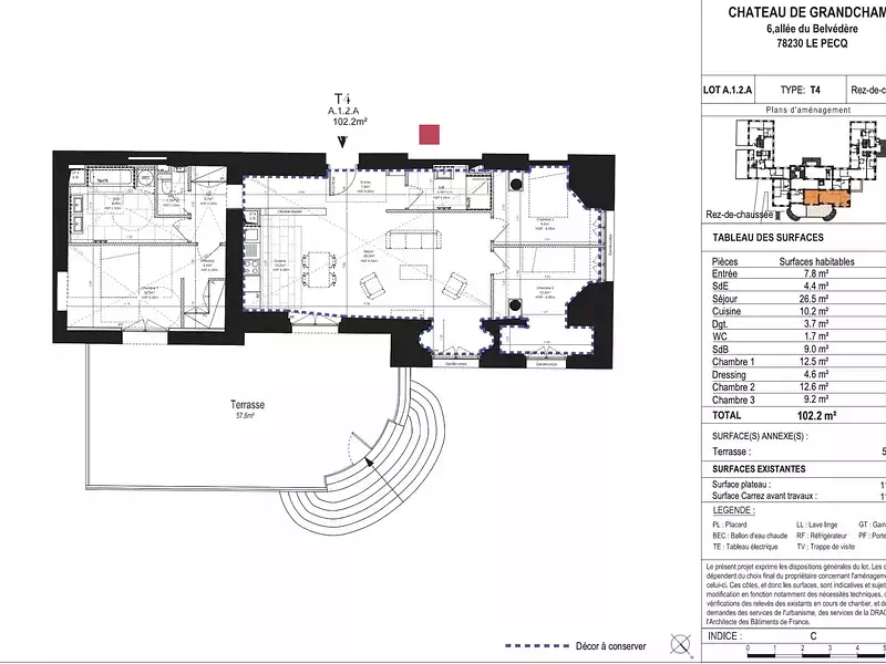 Appartement, 102,2 m²