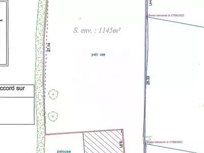 Terrain, 1 145 m²