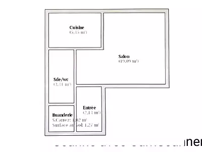 Appartement, 32 m²