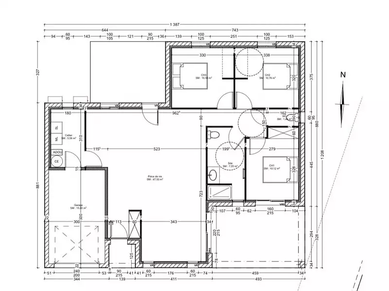 Maison, 94 m²