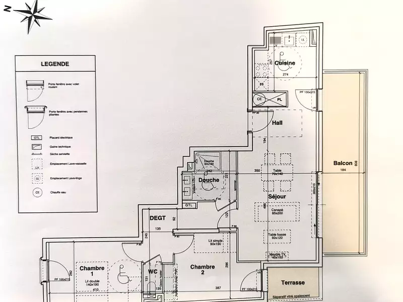 Appartement, 66,7 m²