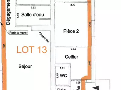 Appartement, 84 m²