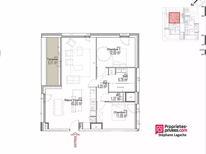Appartement, 76 m²
