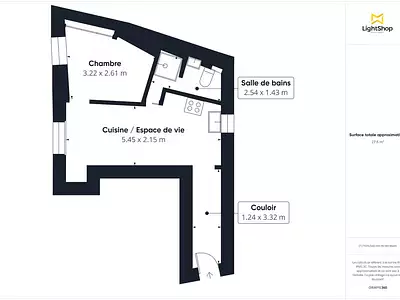 Appartement, 28 m²