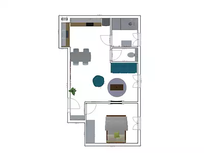 Appartement, 45,33 m²