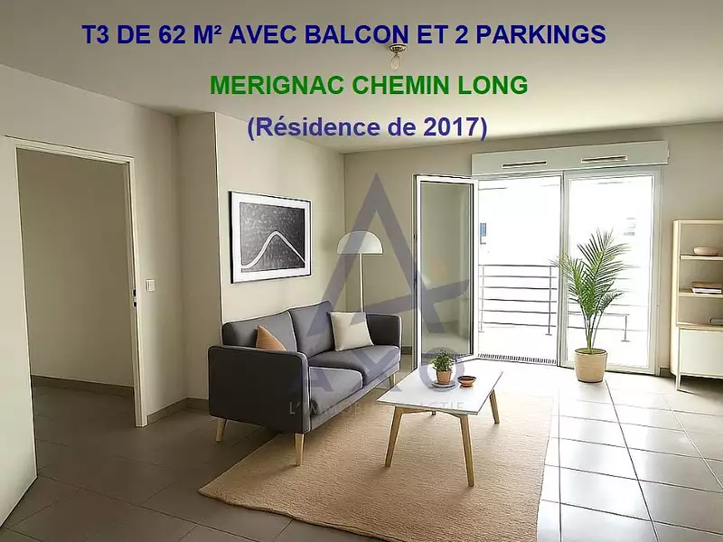 Appartement, 62 m²