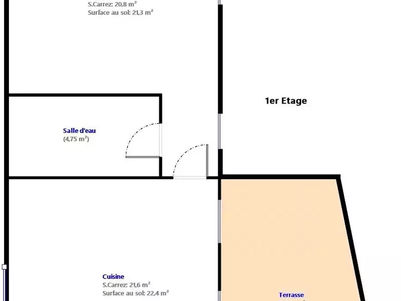 Appartement, 104,7 m²