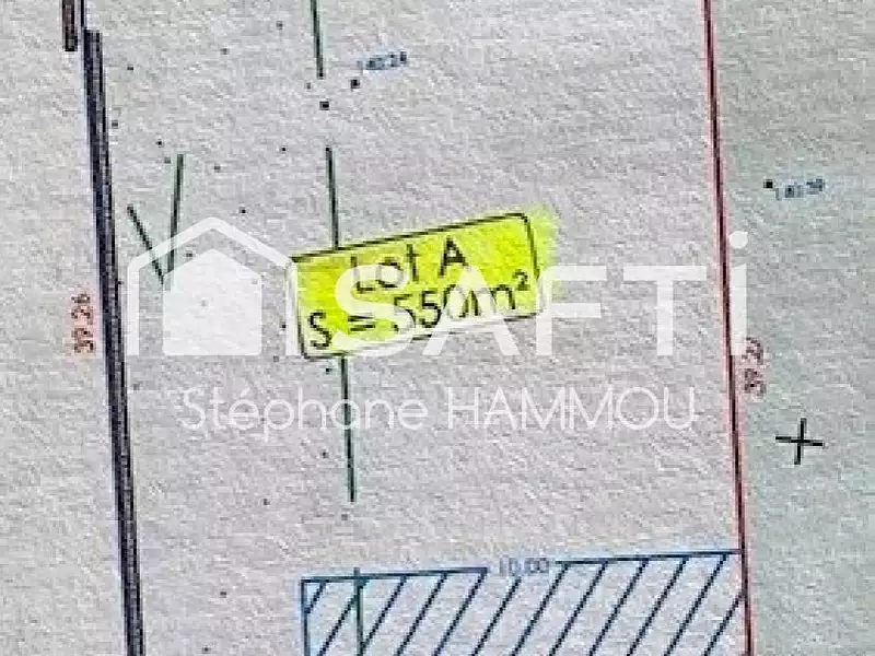 Terrain, 550 m²