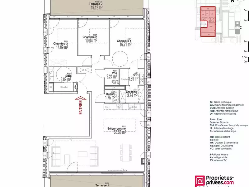 Appartement, 115 m²