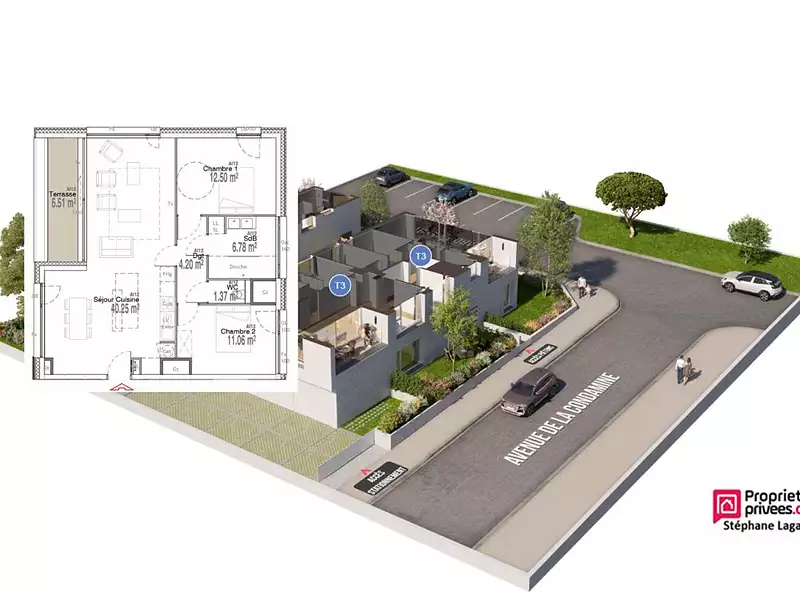 Appartement, 76 m²